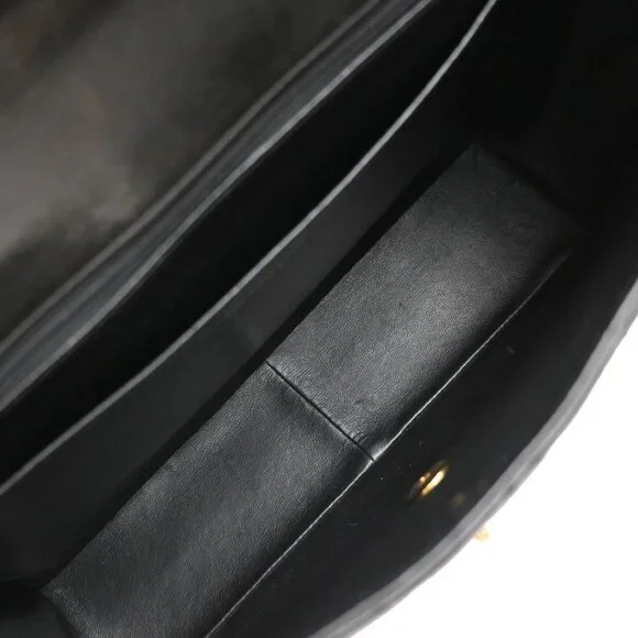 CHANEL CC Matelasse 30 Chain Shoulder Bag Leather Black GHW Vintage 359RF616 - Picture 11 of 16